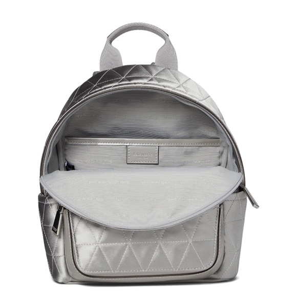 NWT Kate Spade New York Sam Icon Quilted Satin Small Backpack - Picture 2 of 4